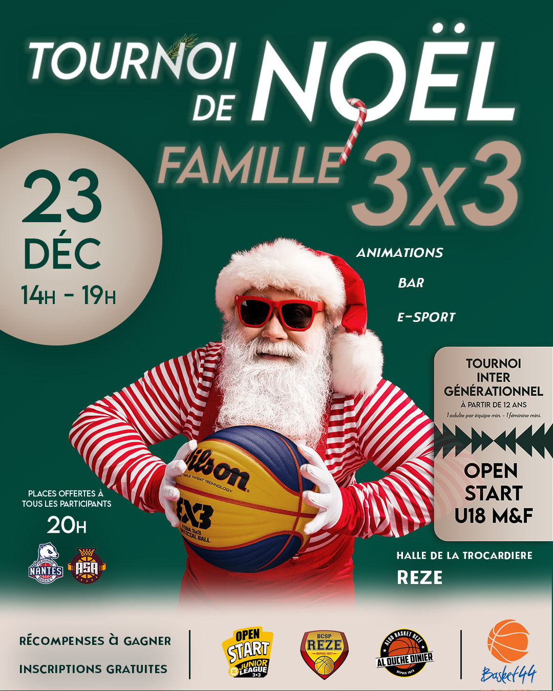 Tournois Flash 3x3 - Noël 2022